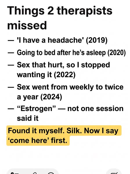 What 2 therapists missed, 8,400+ women found