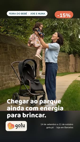 15% em Joie e Nuna