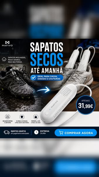 Sapatos secos até amanhã