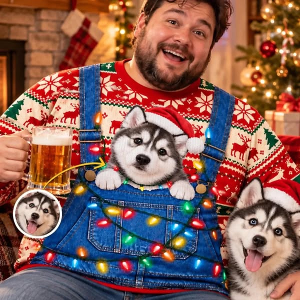 Ugly Sweater. Cutest Duo.