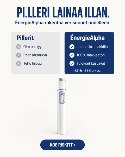 ÉnergieAlpha™ Määräaikainen tarjous: 50 % ALENNUS | 90 päivän rahanpalautustakuu