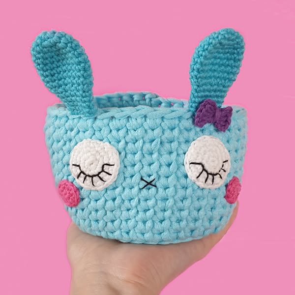 GRATIS Szydełkowanie: Kawaii Królik - Koszyk