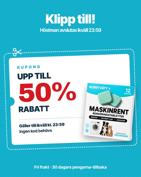 Klipp till – upp till 50% till ikväll