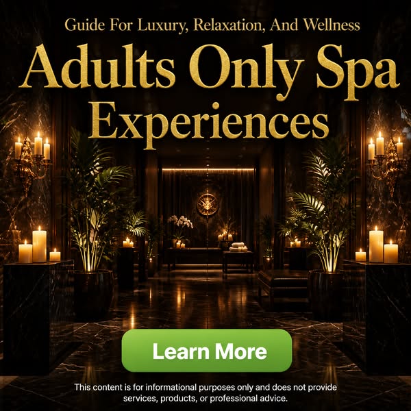 Adults Only Spa Experiences - What To Know