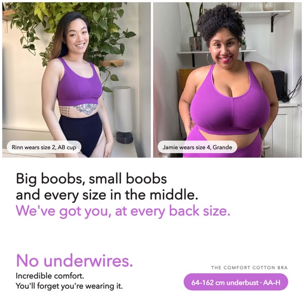 Feels Like Wearing Nothing. Supports Like a Dream.
