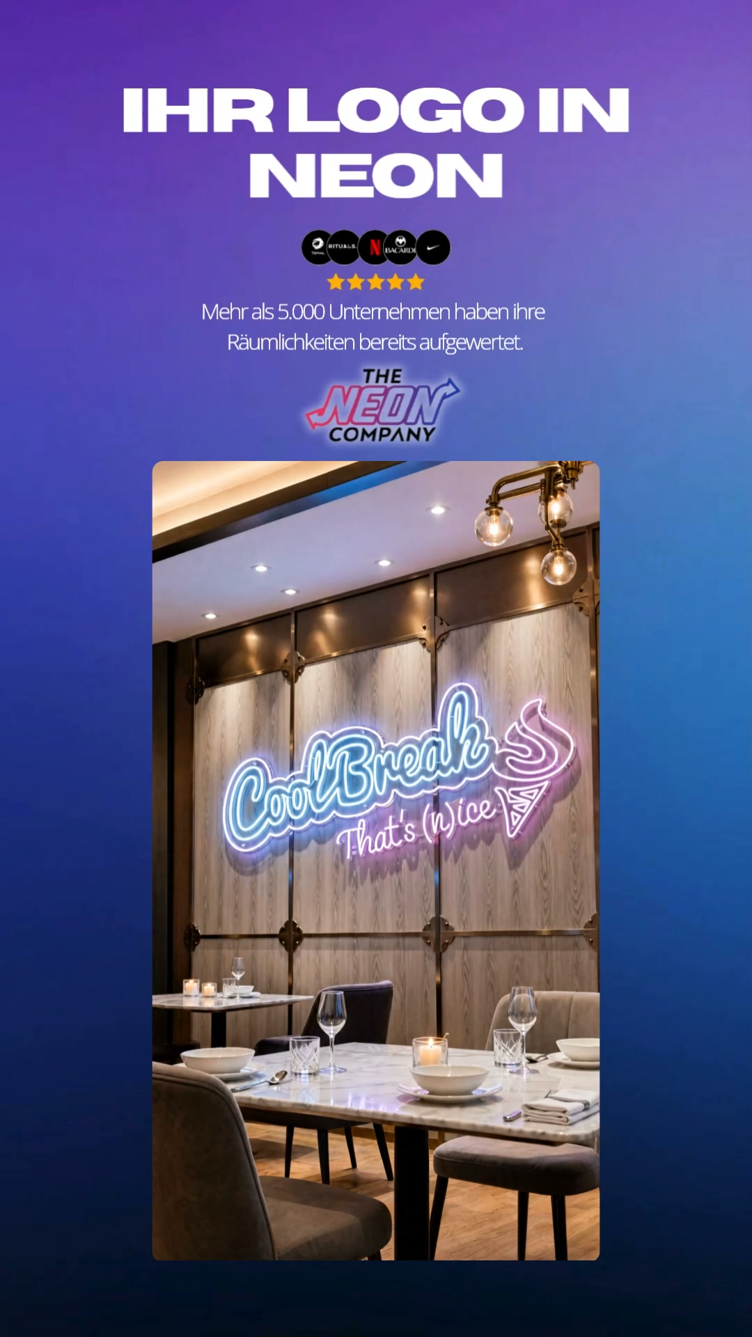 Anúncio de The Neon Company