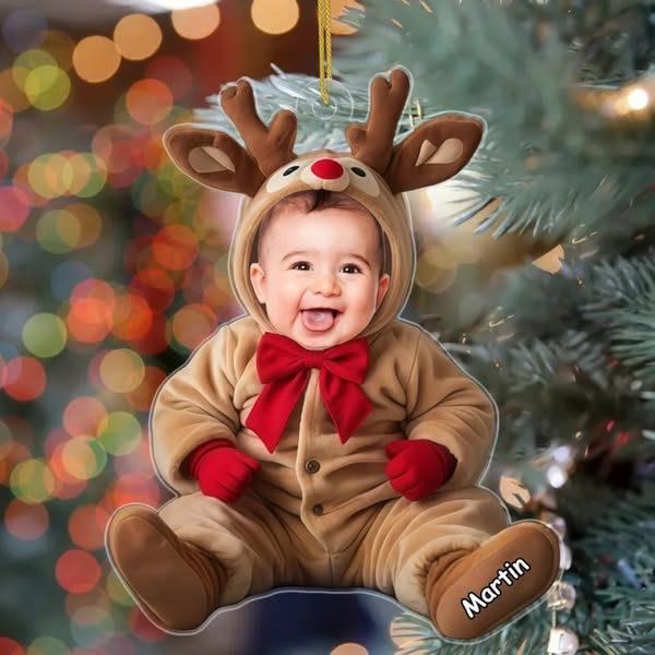 Das süßeste Weihnachts-Chaos Personalisieren Sie Ihr Ornament