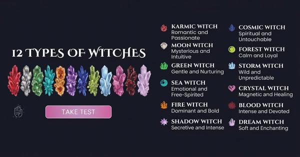 Identify your witchy type in just 1 minute