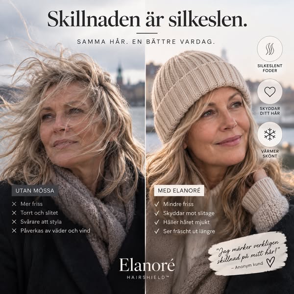 Skydda håret i vinter