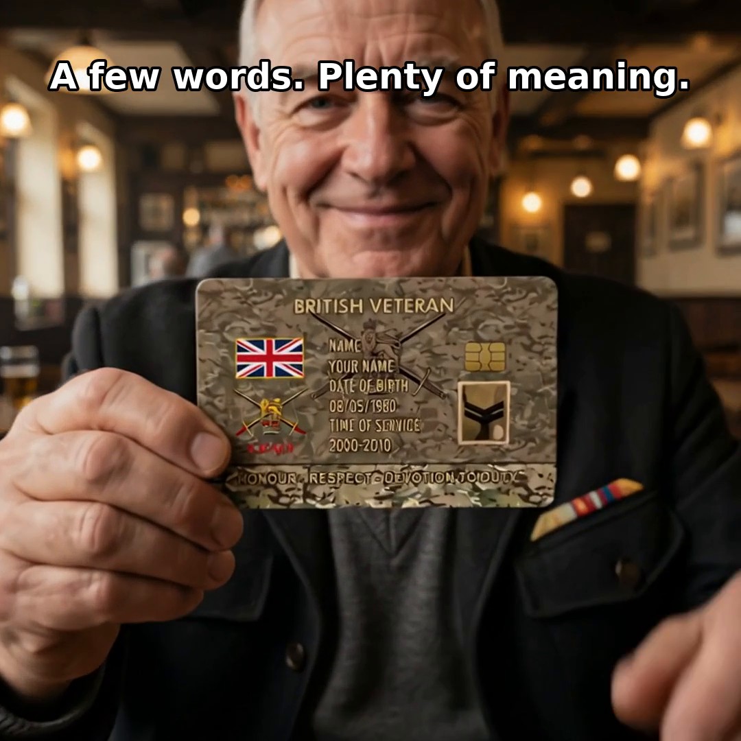 A few words. Plenty of meaning.