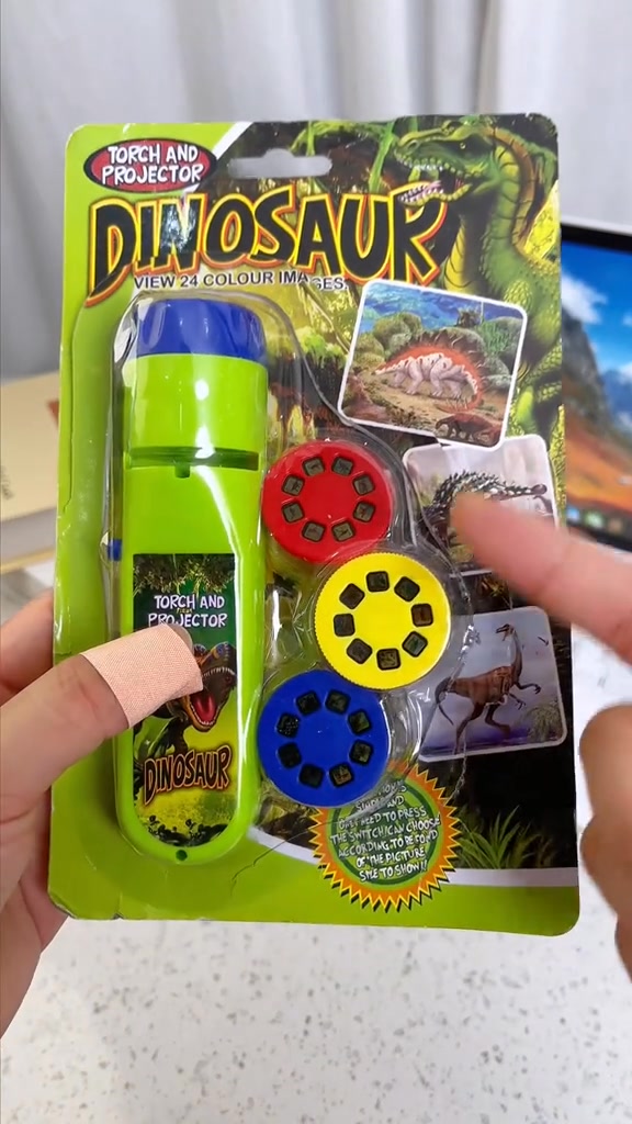 Children's flashlight projector story machine
