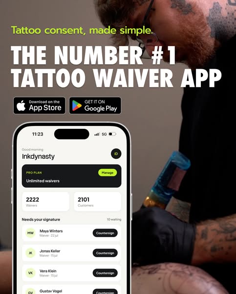 The #1 tattoo waiver app