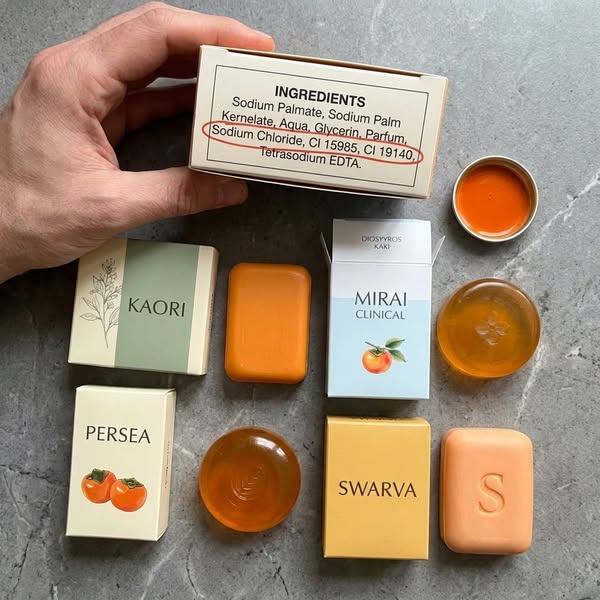 Is your persimmon soap real?