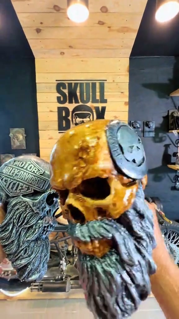 Black Knight Skull Helmet Stand