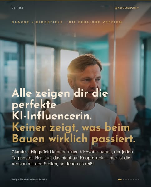 KI-Influencer · KI-Avatar in einem Wochenende | adcompany