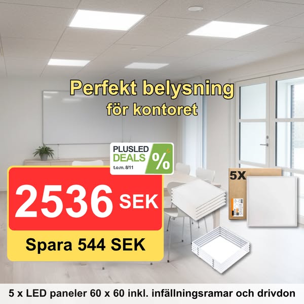 PlusLED-erbjudanden | Stort utförsäljning