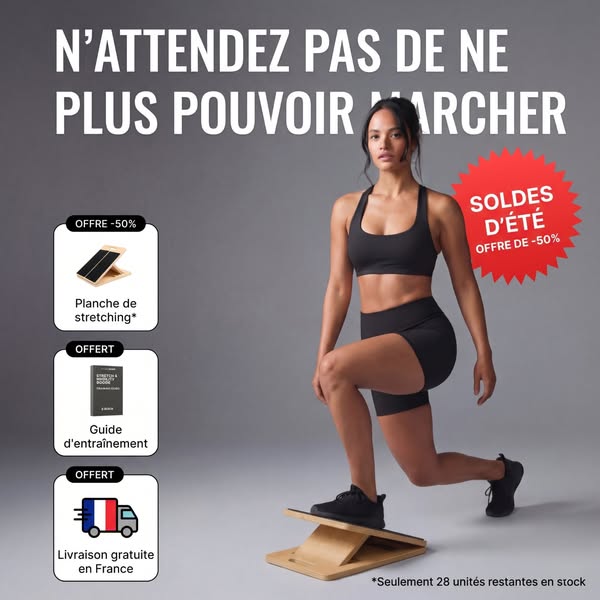 Bas du dos raide au réveil ? Le problème vient de tes mollets.