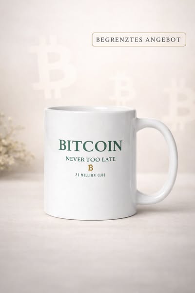 21 Million Club Bitcoin Tasse