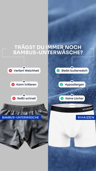 Sichere dir 1 Gratis-Boxershorts beim Kauf von 3!