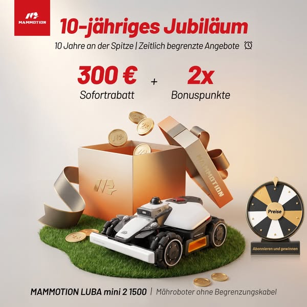 Mammotion 10-jähriges Jubiläum