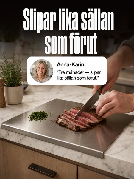 Skärbräda i stål. Tusentals har redan köpt