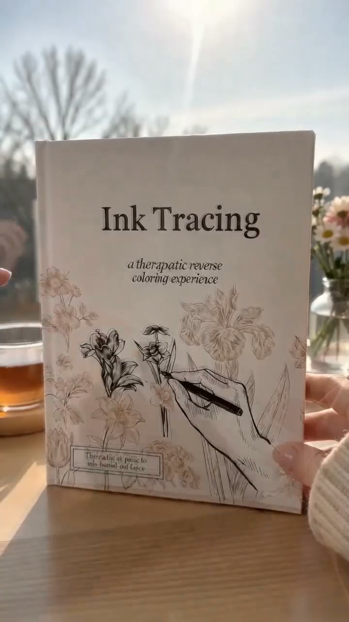 Beginner-FriendlyInk Tracing: A Therapeutic Reverse Coloring Experience
