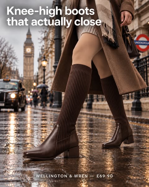 Knee-high boots that actually close