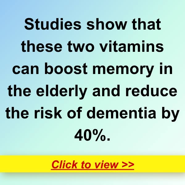Vitamins for Memory in Older Adults