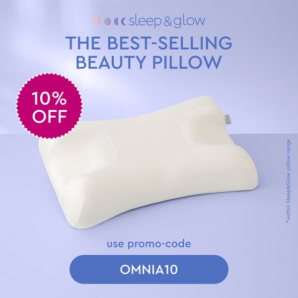 Sleep&Glow Omnia — the best anti-aging pillow.