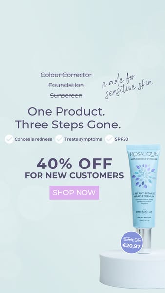 Say Goodbye to Rosacea Redness Instantly