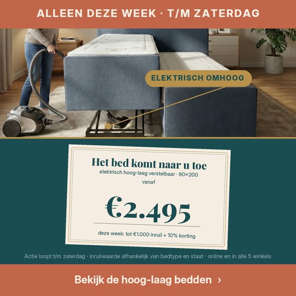 Alleen deze week: 10% korting extra
