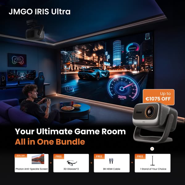 World-First 4K UHD Projector — JMGO IRIS Series