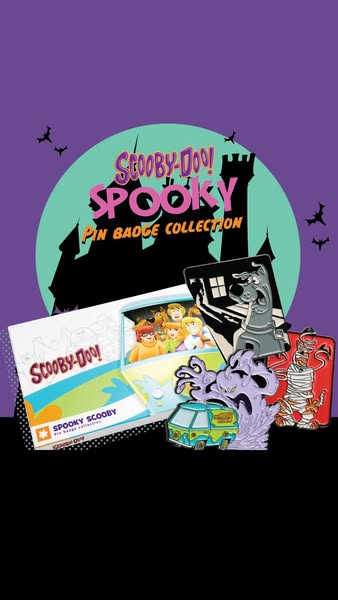 Scooby-Doo Pin Badges