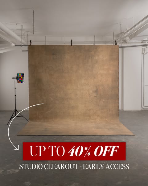 Studio Clearout, up to 40% off