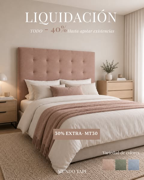 LIQUIDACIÓN + 30% EXTRA