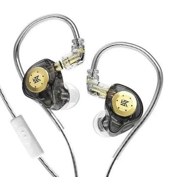 KZ EDX PRO - Dynamic Driver IEM Earphones Black / Mic / No Bluetooth