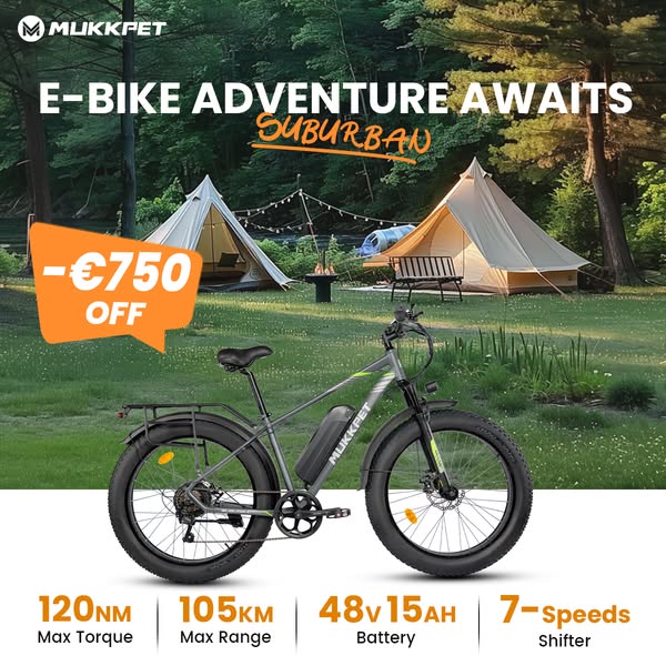 High Powered Fat Tire Ebike 5.0/5
