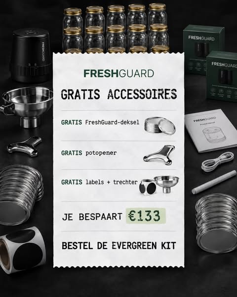 Houd eten tot 3x langer vers