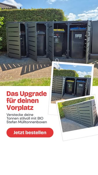 Mülltonnen, die keiner sehen muss