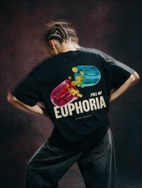 Pill of Euphoria Oversized Shirt - Techno & Rave Style