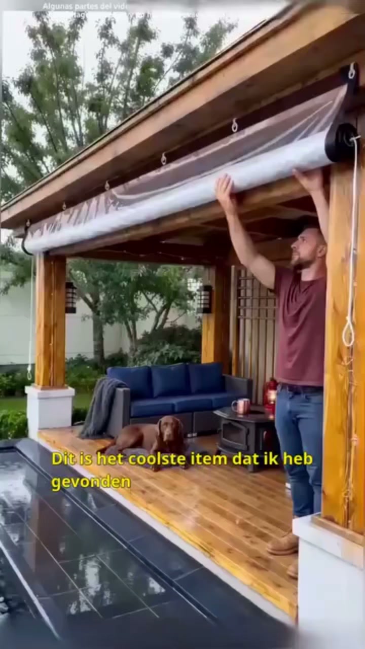 Transparant Afdekzeil (Geniet van een droog & licht balkon)