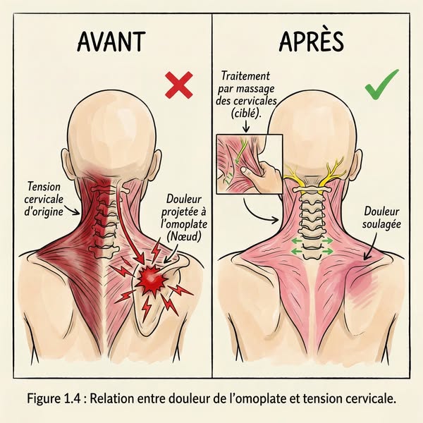 Ces douleurs à l'omoplate je n'en pouvais plus !