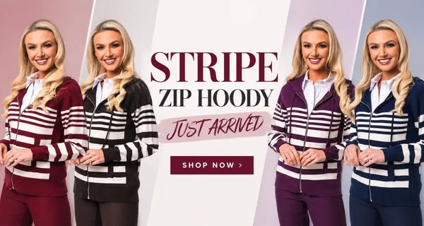 The Stripe Zip Hoody Has Just Landed.
