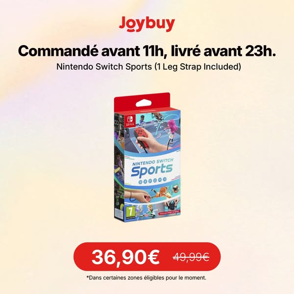 Nintendo - Jeu Switch Sports (1 Sangle de Jambe Inclus) pour Console Nintendo Switch - Version Française