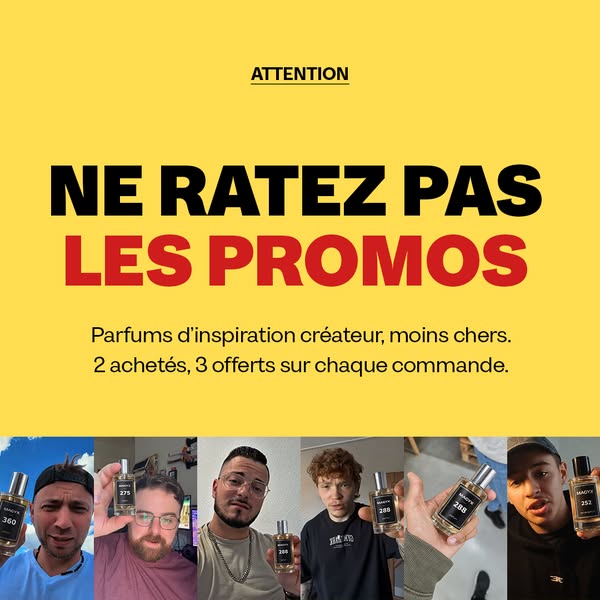 Achète 2, reçois-en 3 offerts !