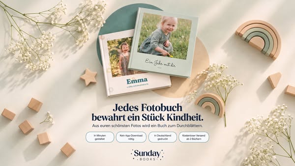 Ein Fotobuch voller Kindheit.