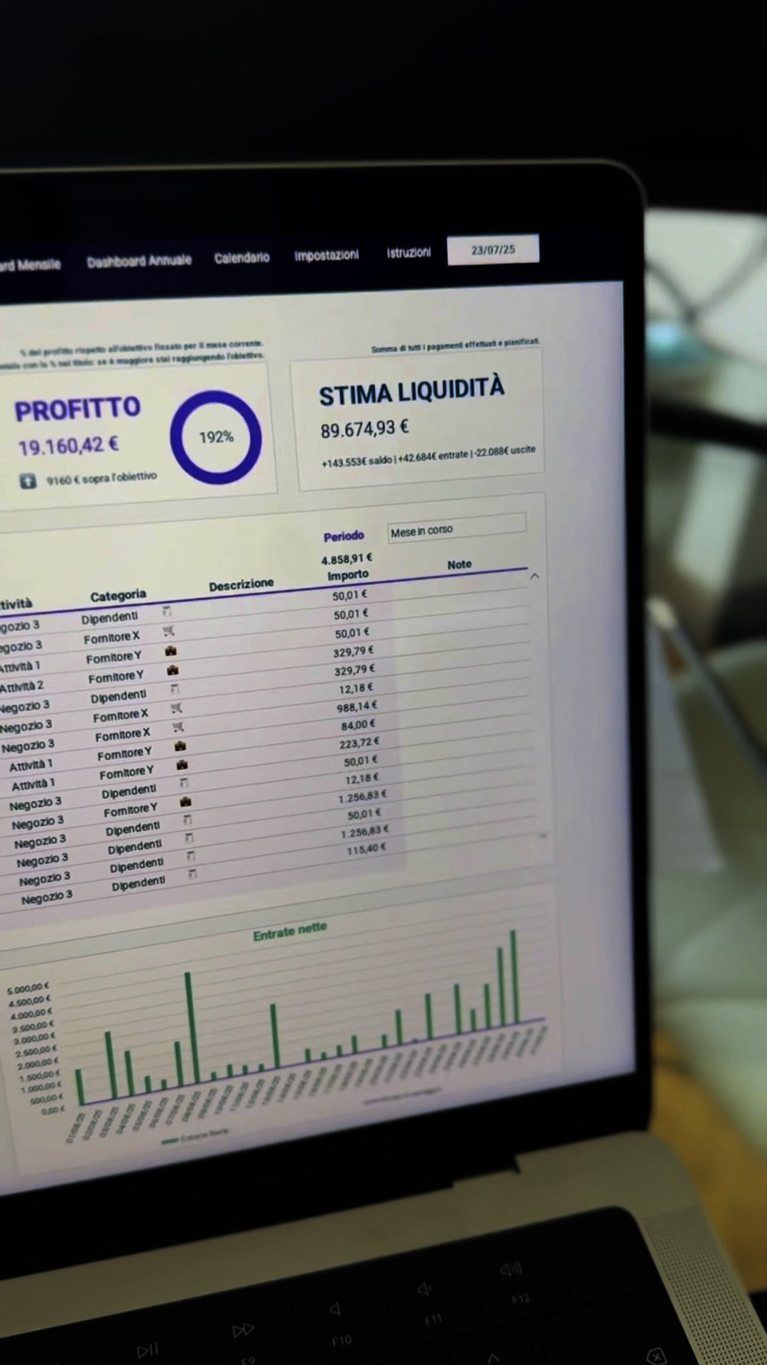 Tieni i conti in ordine in pochi clic!