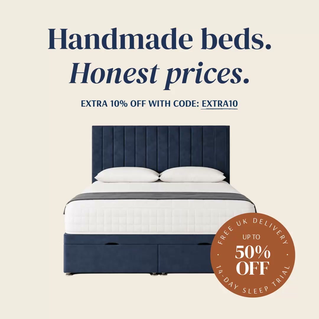 On Sale: Handmade Beds Built In The UK