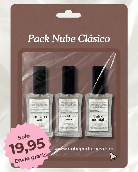 Anúncio de Nube Perfumes