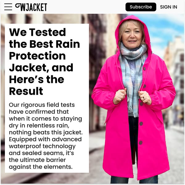 Water-Resistant Oversized Windbreaker